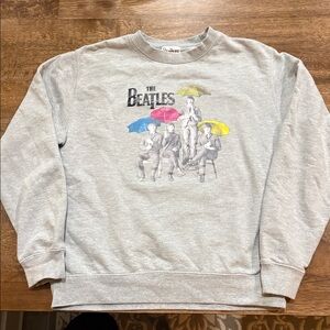 The Beatles Umbrellas sweatshirt  M / L. Gray.